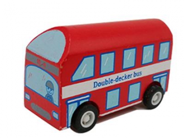 Voiture/Bus scolaire/Taxi/Véhicule de police en bois