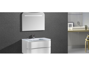 Meuble de salle de bain avec miroir IL1793/W