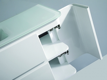 Meuble simple vasque avec miroir IL315