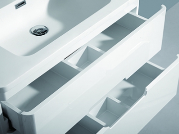 Meuble simple vasque avec miroir IL-331