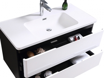 Meuble de salle de bain suspendu avec miroir IL319