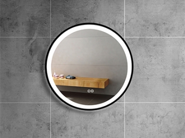 Miroir rond LED éclairage latéral ZL01