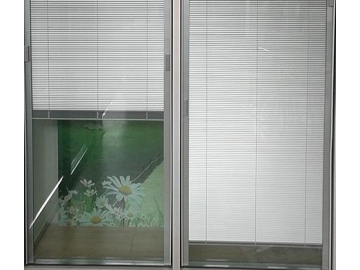 Cloison vitrée avec store QT01