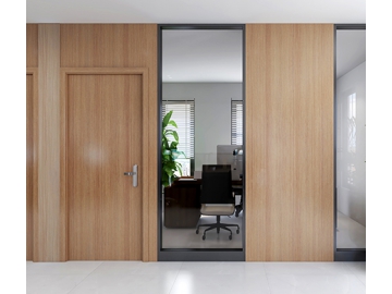 Cloison bois-aluminium