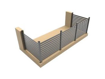 Système de garde-corps aluminium