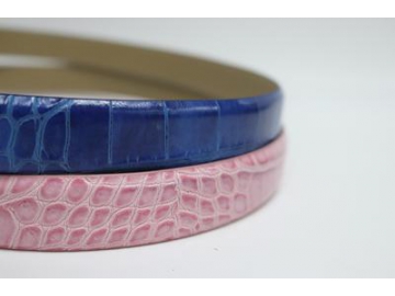 Ceinture en cuir estampé