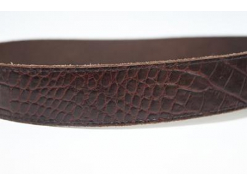 Ceinture en cuir estampé
