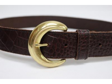 Ceinture en cuir estampé