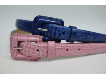 Ceinture en cuir estampé