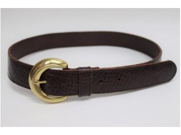 Ceinture en cuir estampé