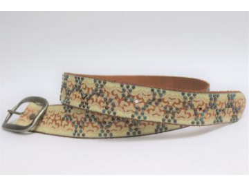 Ceinture en cuir cloutée, Ceinture à rivets