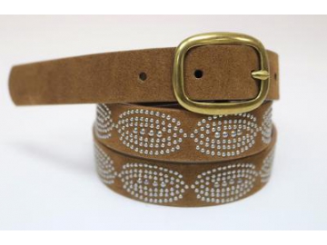 Ceinture en cuir cloutée, Ceinture à rivets