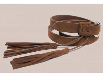 Ceinture en cuir suède