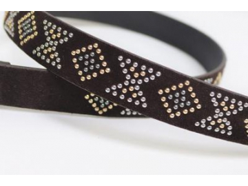 Ceinture en cuir suède