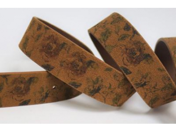 Ceinture en cuir suède