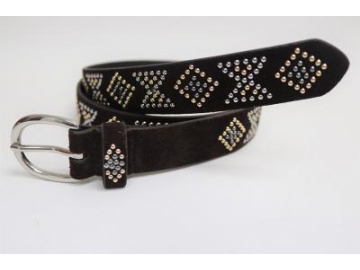 Ceinture en cuir suède