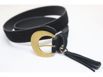 Ceinture en cuir suède