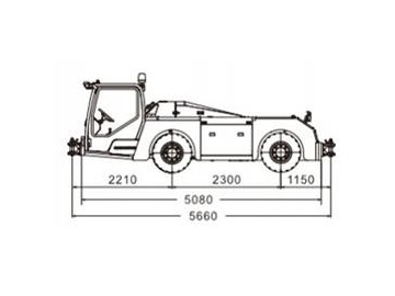 Tracteur de remorquage 250t, à combustion interne