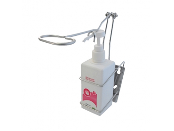 Distributeur de savon avec levier coude, désinfectant médical acier inoxydable