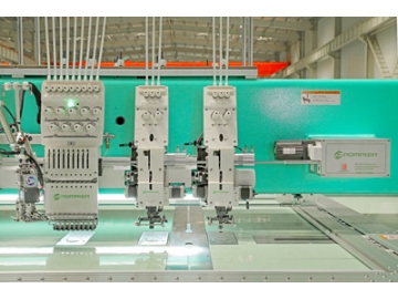 Machine à broder multitêtes plates série HM