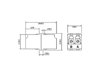 Adaptateur LC, Adaptateur fibre optique LC Simplex/ Duplex