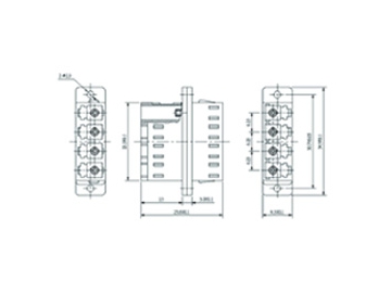 Adaptateur LC, Adaptateur fibre optique LC Simplex/ Duplex
