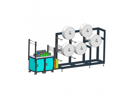 Machine semi-automatique pour la fabrication de masque de protection N95/KN95