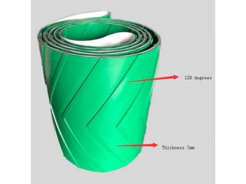 Bande transporteuse PVC à chevron
