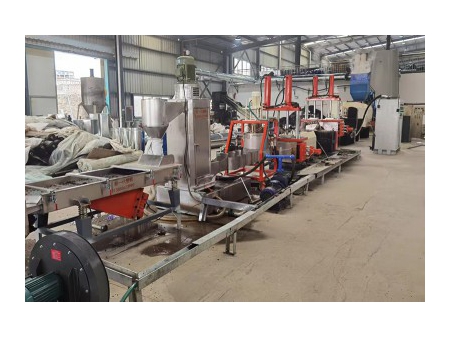 Ligne de granulation plastique à double vis