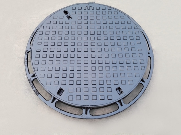 Couvercle trou d’homme en fonte ductile