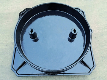 Couvercle trou d’homme en fonte ductile