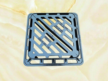 Grille avaloir en fonte ductile, Grille concave