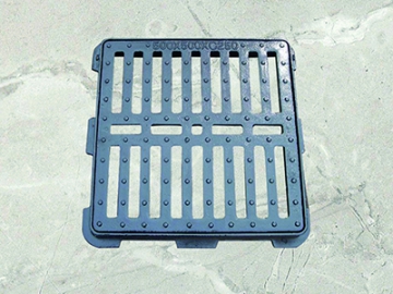 Grille avaloir en fonte ductile, Grille concave
