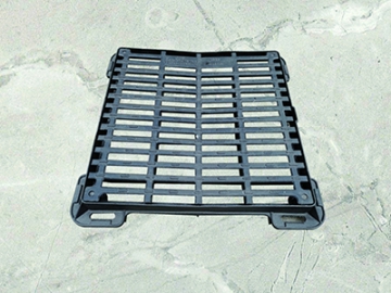 Grille avaloir en fonte ductile, Grille concave