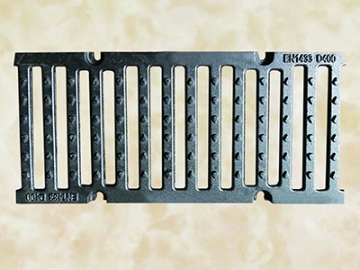 Grille de caniveau en fonte ductile, Grille de drainage