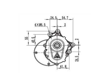 Moteur d'entraînement 250W (2800 RPM), moteur à balais PMDC ZD101AZ1