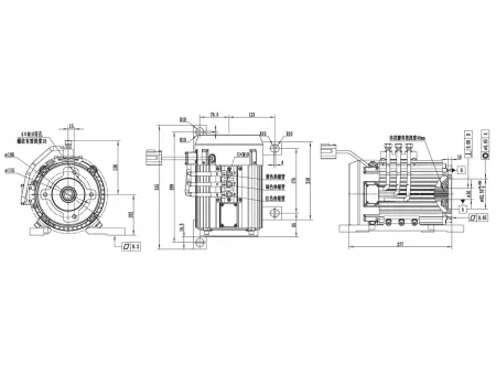 Moteur d’Entraînement de Levage 18000W, Moteur Sans Balais PMDC TR155AXF