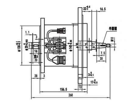 Moteur d'entraînement - à déplacement vertical 1200W (3450 RPM), Moteur sans balais PMDC TF120BH