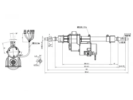 Ensemble d'Essieu Moteur Arrière Série HQ061A