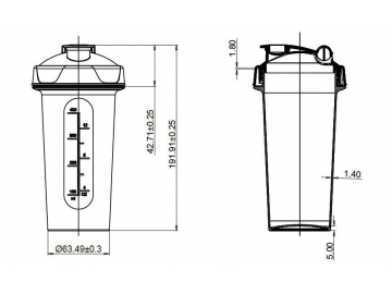 Couvercle en plastique