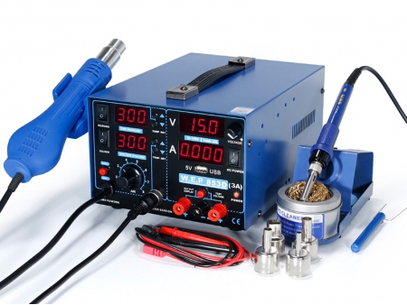 Station de soudage USB 3A avec Quatre Affichage LED et Alimentation électrique, Modèle WEP-853D