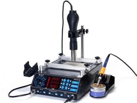 Station de soudage et dessoudage à air chaud numérique BGA SMD, Modèle WEP-853AAA