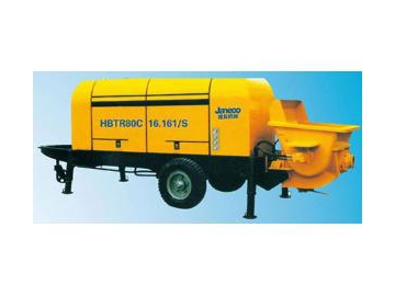 Camion pompe à béton