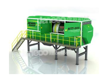 Machine de recyclage des débris de construction