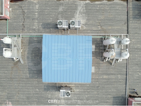 Machine à glace en flocons de 120 tonnes dans la province de Shandong