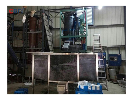Machine à glace en tube de 5 tonnes CBFI à Saipan, États-Unis