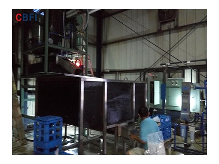 Machine à glace en tube de 5 tonnes CBFI à Saipan, États-Unis