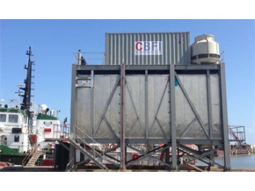 Mozambique--Système automatique de stockage de glace Type Ratissage de glace écaille 40T