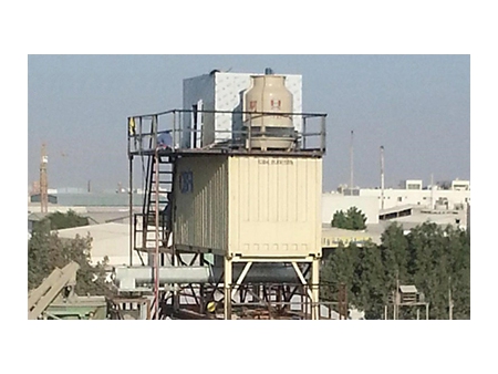Qatar--Système de glace en écailles de 30 tonnes pour le refroidissement du béton