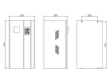 Source de Puissance de Chauffage par Induction de 40 à 80kW (générateur ou convertisseur mural)